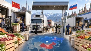 Перевозка сельскохозяйственной продукции из Китая: документы и условия