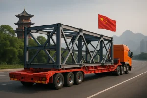 Перевозка нестандартных металлоконструкций из Китая: упаковка и крепёж