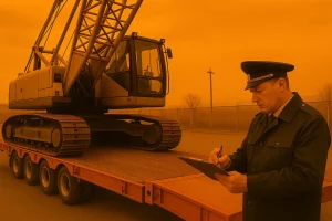 Какие документы нужны при перевозке гусеничных кранов из Китая