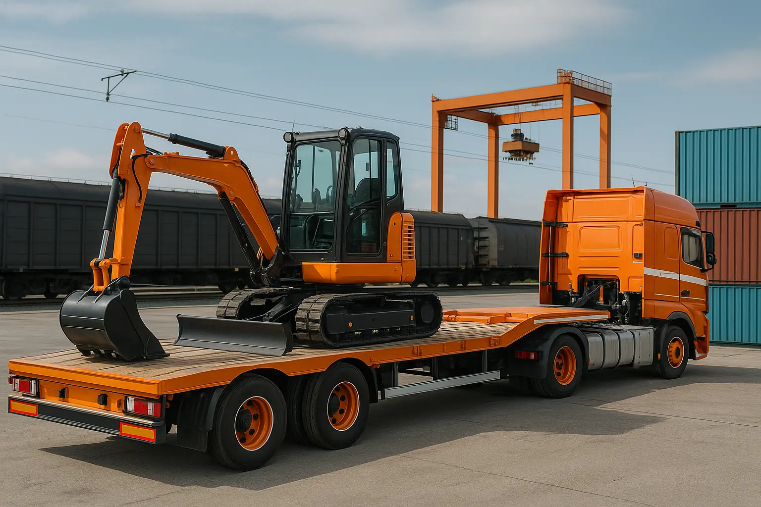 Как привезти мини-экскаватор из Китая в Россию: пошаговый алгоритм