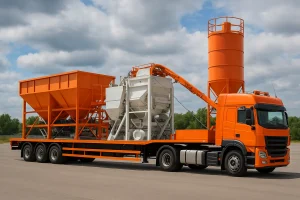 Перевозка модульных бетонных заводов из Китая