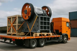 Требования к упаковке и крепежу при перевозке щековых дробилок из Китая