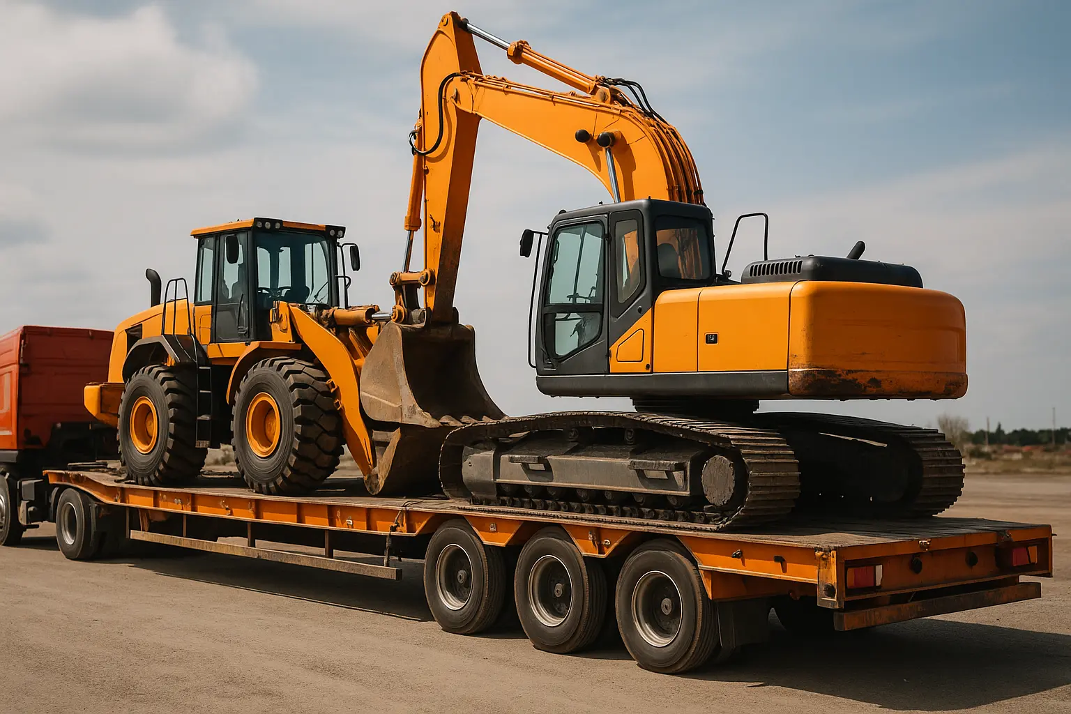 Как организовать доставку сразу нескольких единиц спецтехники из Китая