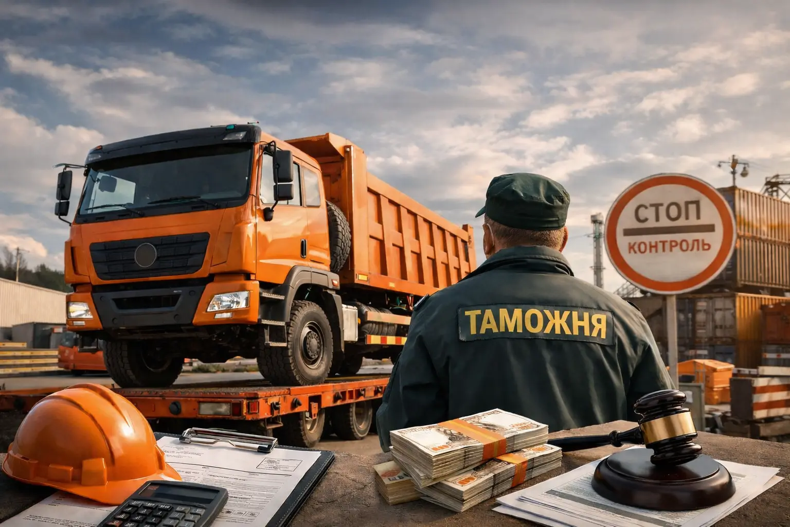 Сколько стоит таможенное оформление самосвала из Китая: расчёт платежей
