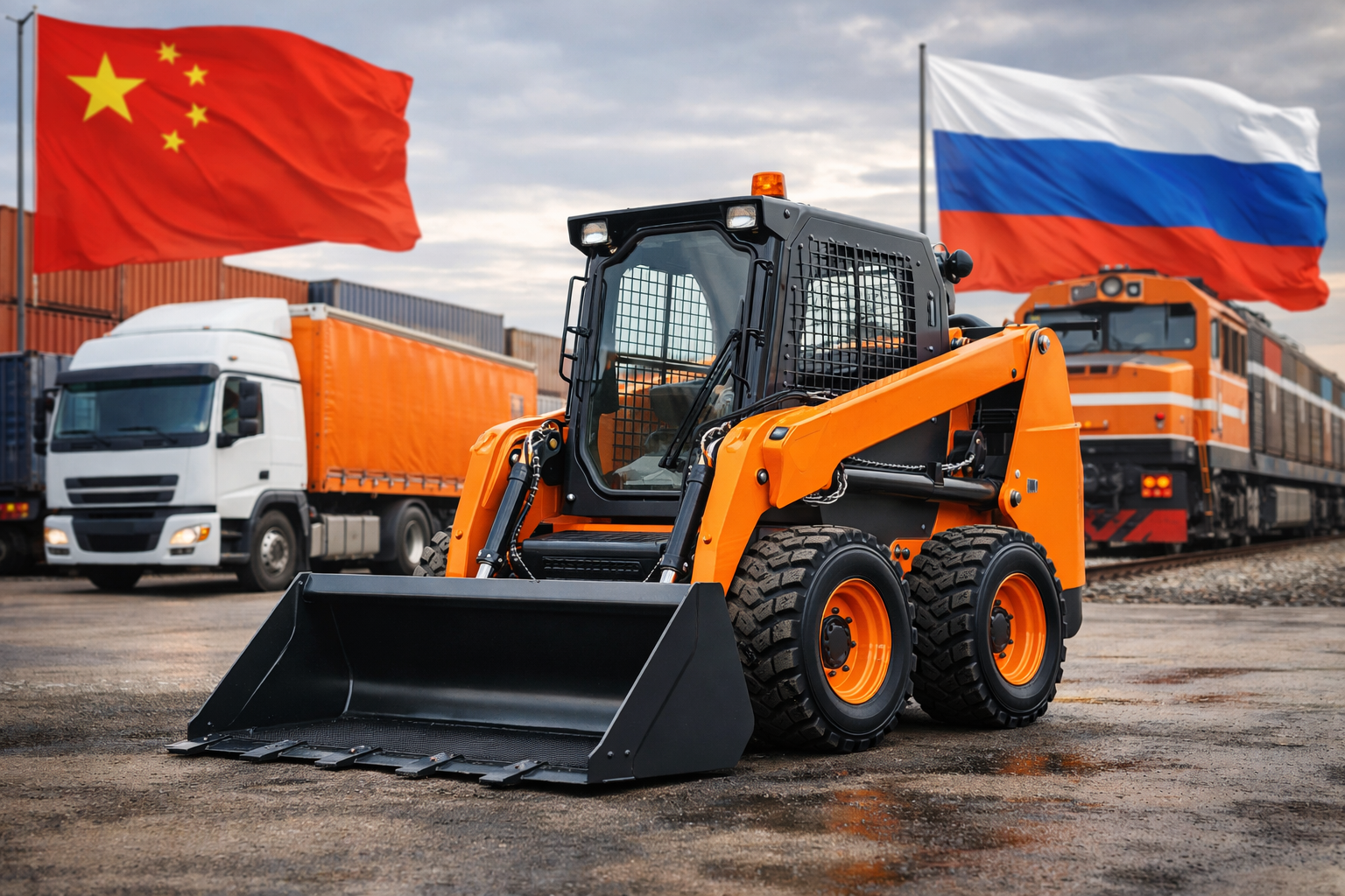 Как привезти мини-погрузчики из Китая в Россию: пошаговый алгоритм