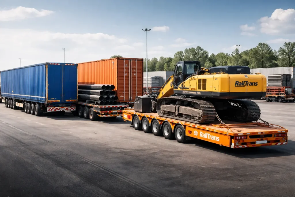 Выбор типа прицепа под груз: тент, штора, контейнеровоз, платформа, низкорамник