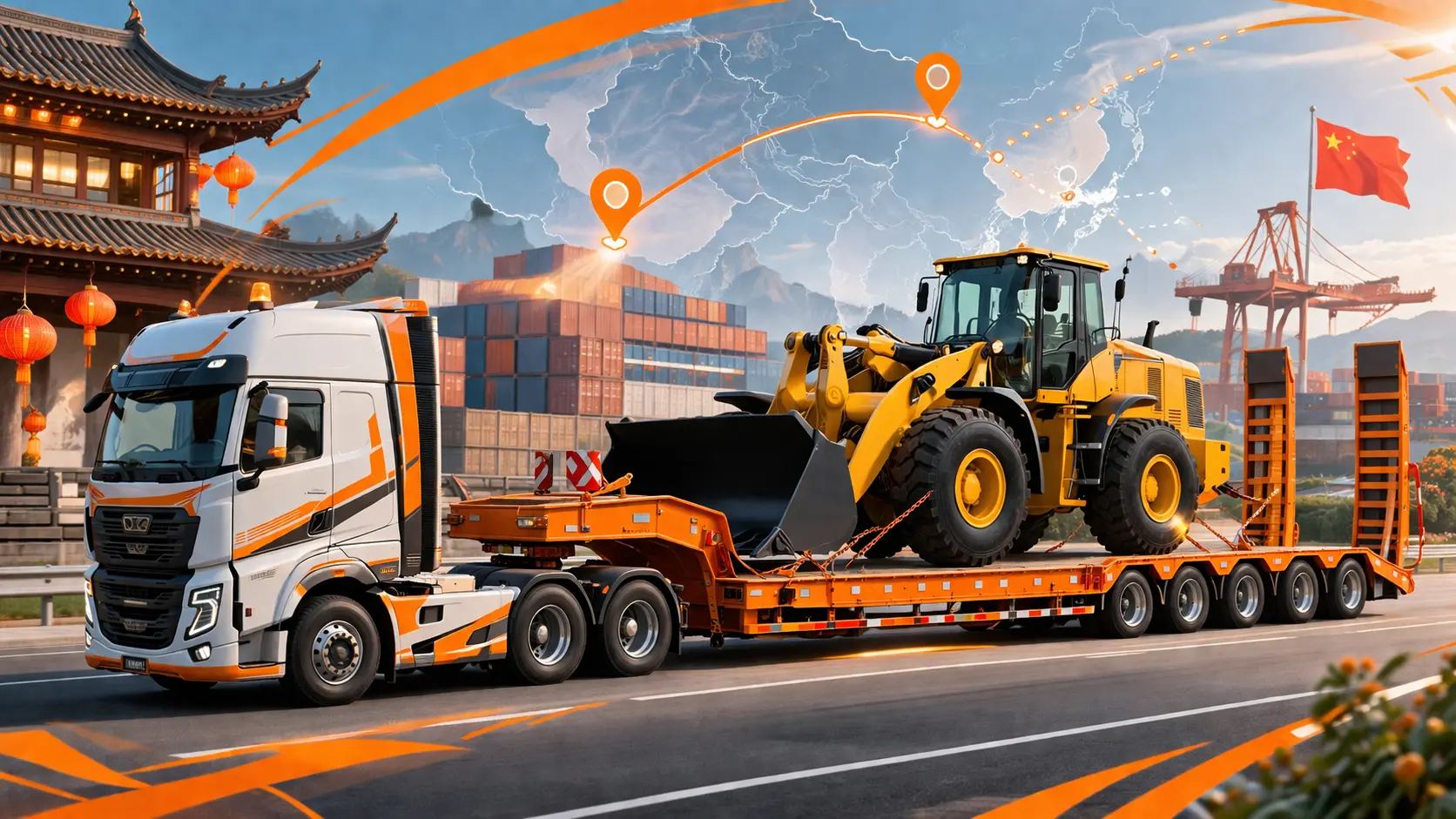 Топ ошибок при перевозке фронтального погрузчика из Китая