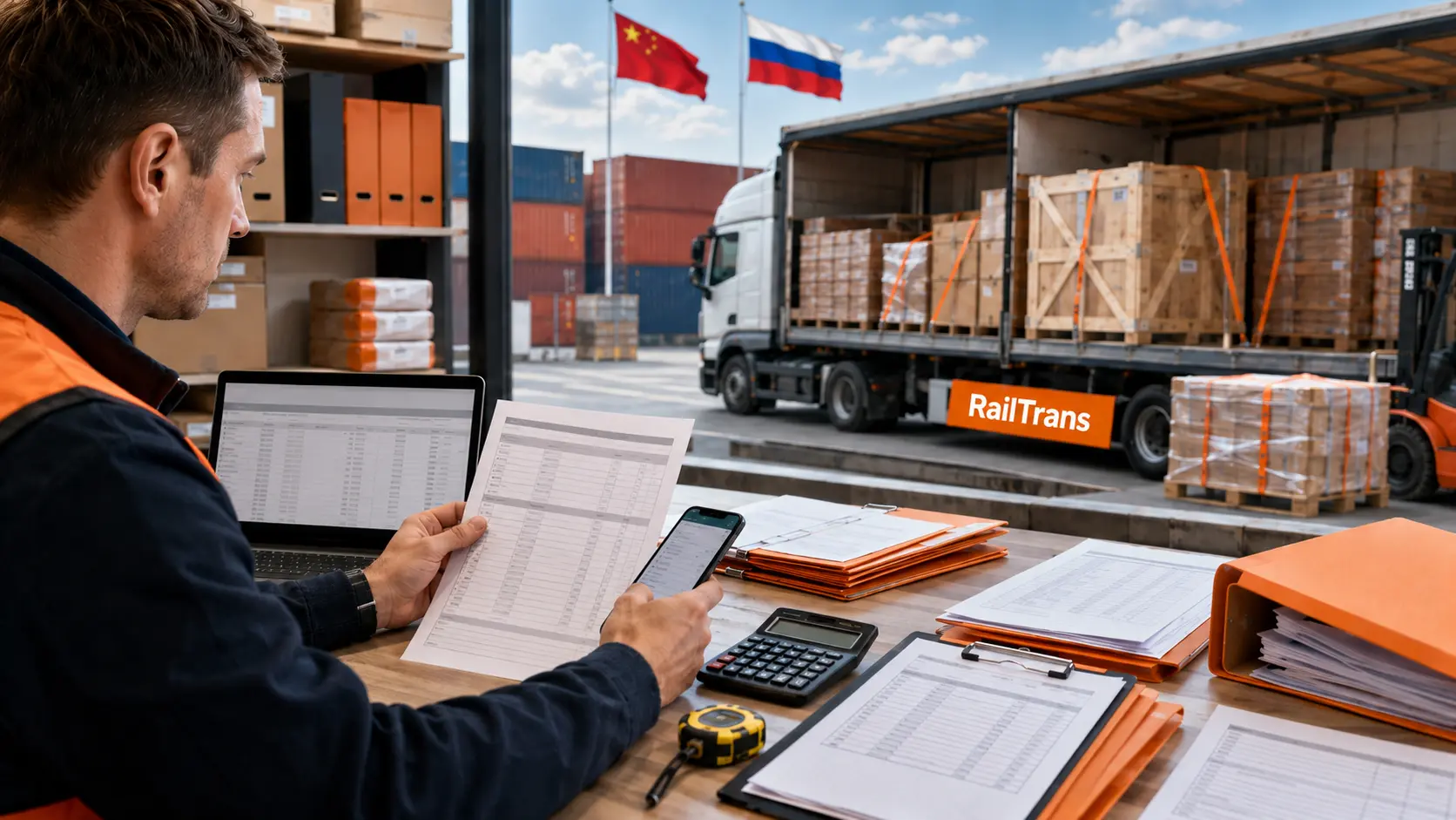 Что отправить транспортной компании для расчёта доставки из Китая